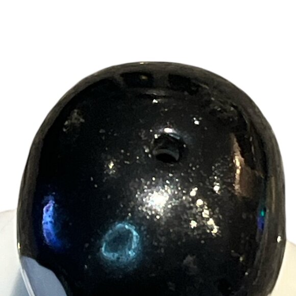 SALT SHAKER Foosball Player Ceramic 4.75" High 2.25" Wide White & Red Jersey - Picture 6 of 8